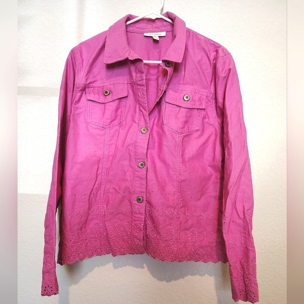 JM Collection 🩷 Pink Jean Jacket